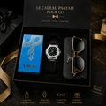 Coffret Cadeau Homme Prestige – Vulcan Feu, Montre &amp; Lunettes