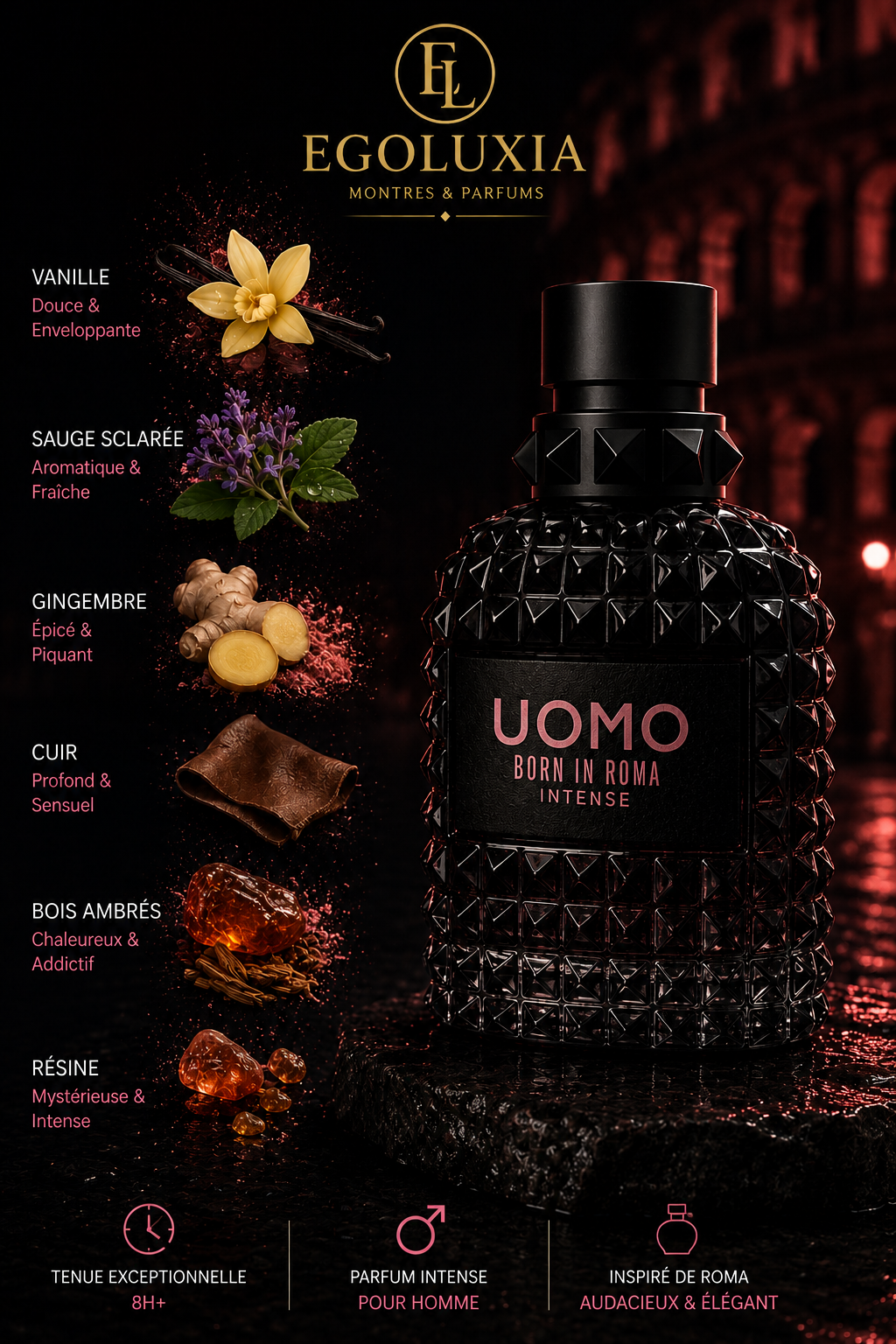Uomo Born In Roma Intense