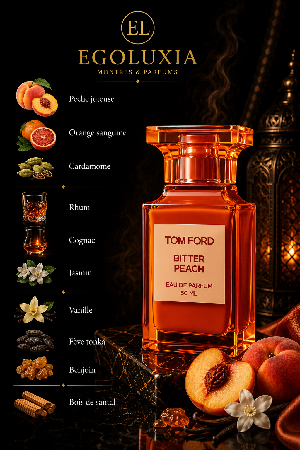 Tom Ford Bitter Peach Eau de Parfum Femme & Homme (Unisexe)