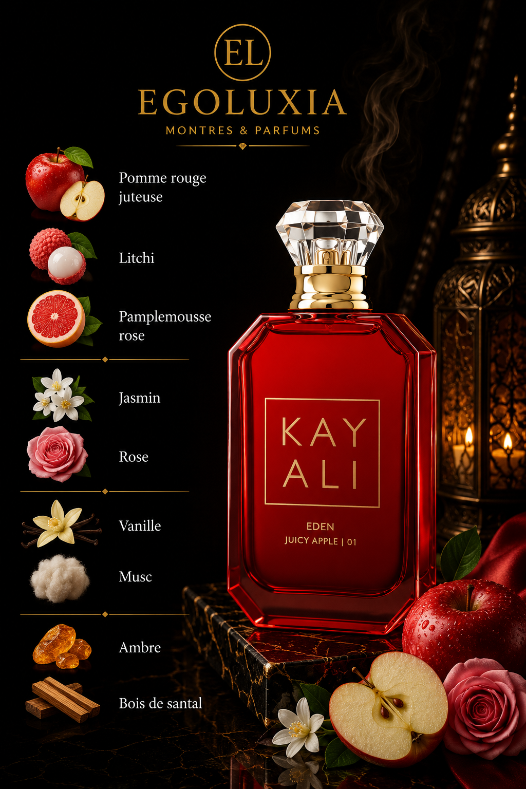 Kayali Eden Juicy Apple | 01 Eau de Parfum Femme